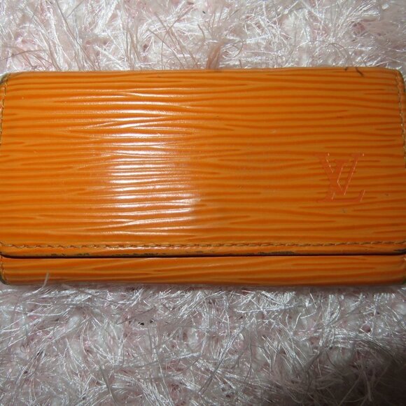 Louis Vuitton Vintage EPI Mandarin Orange key holder Full Inclusion - Picture 2 of 11